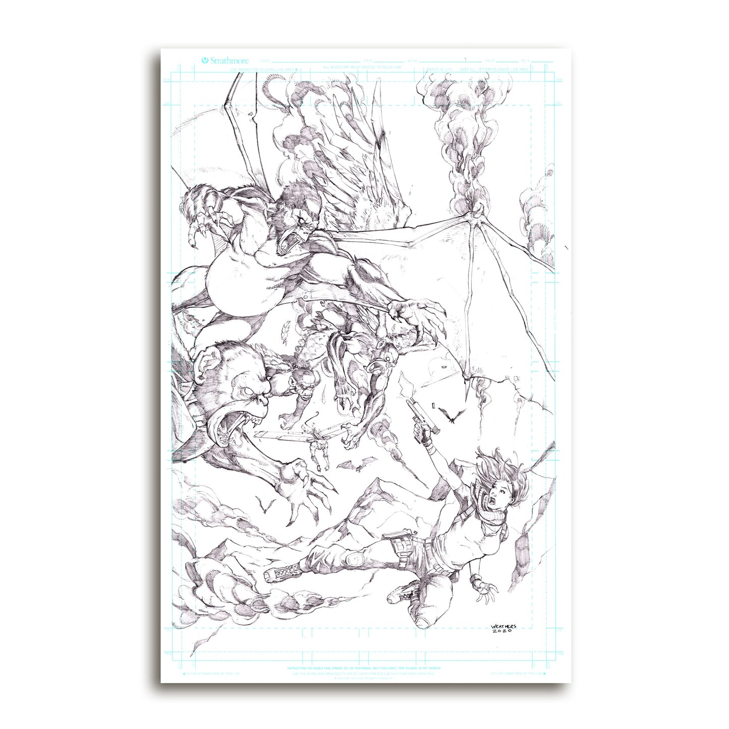 Battle Brick Road Vol 1 Original Cover Art