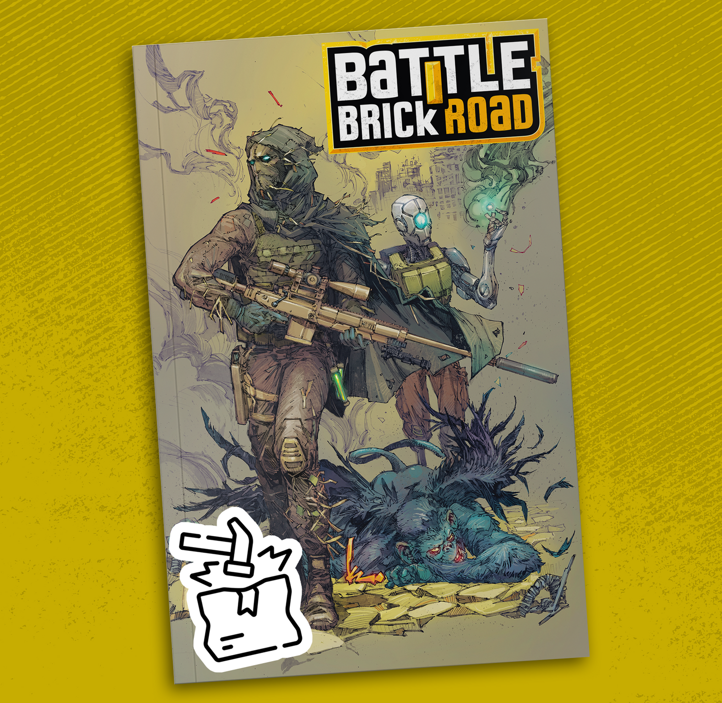 Battle Brick Road: Cover B DINGED AND DENTED